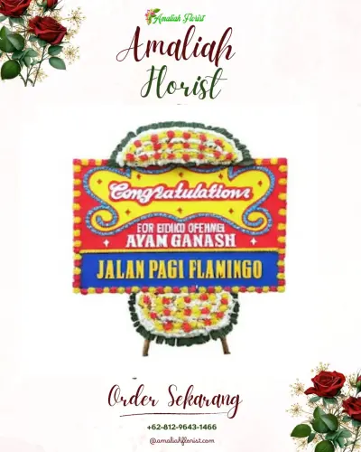 Bunga Papan Congratulation di Tanjungsari Indah